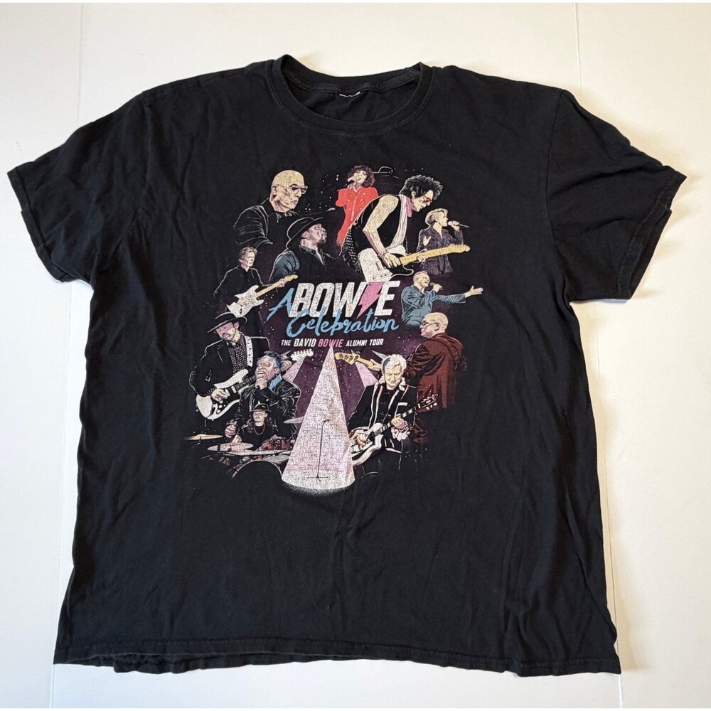 A Bowie Celebration The David Bowie Alumni Tour T Shirt Black